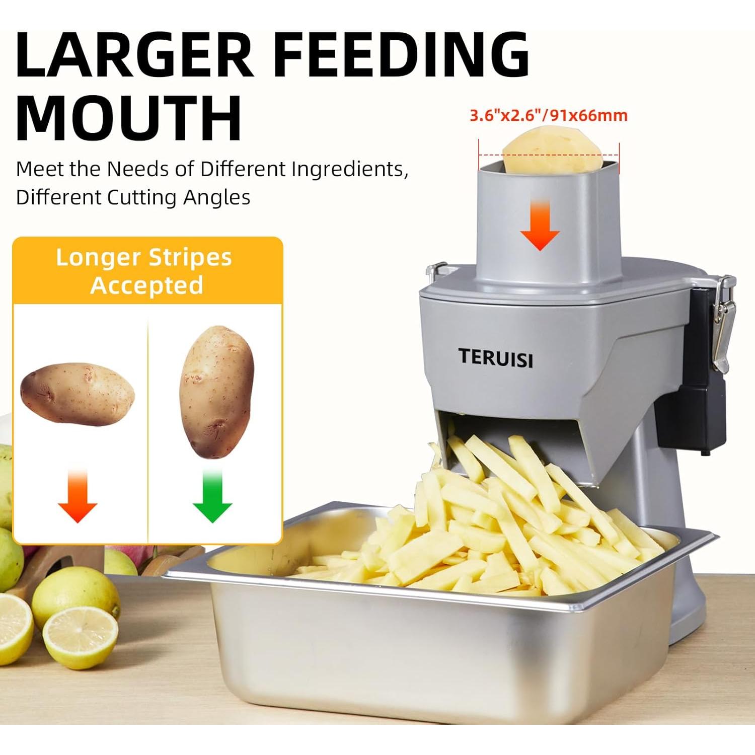 Picadora de Verduras Eléctrica 200W TERUISI GJ817 4 en 1