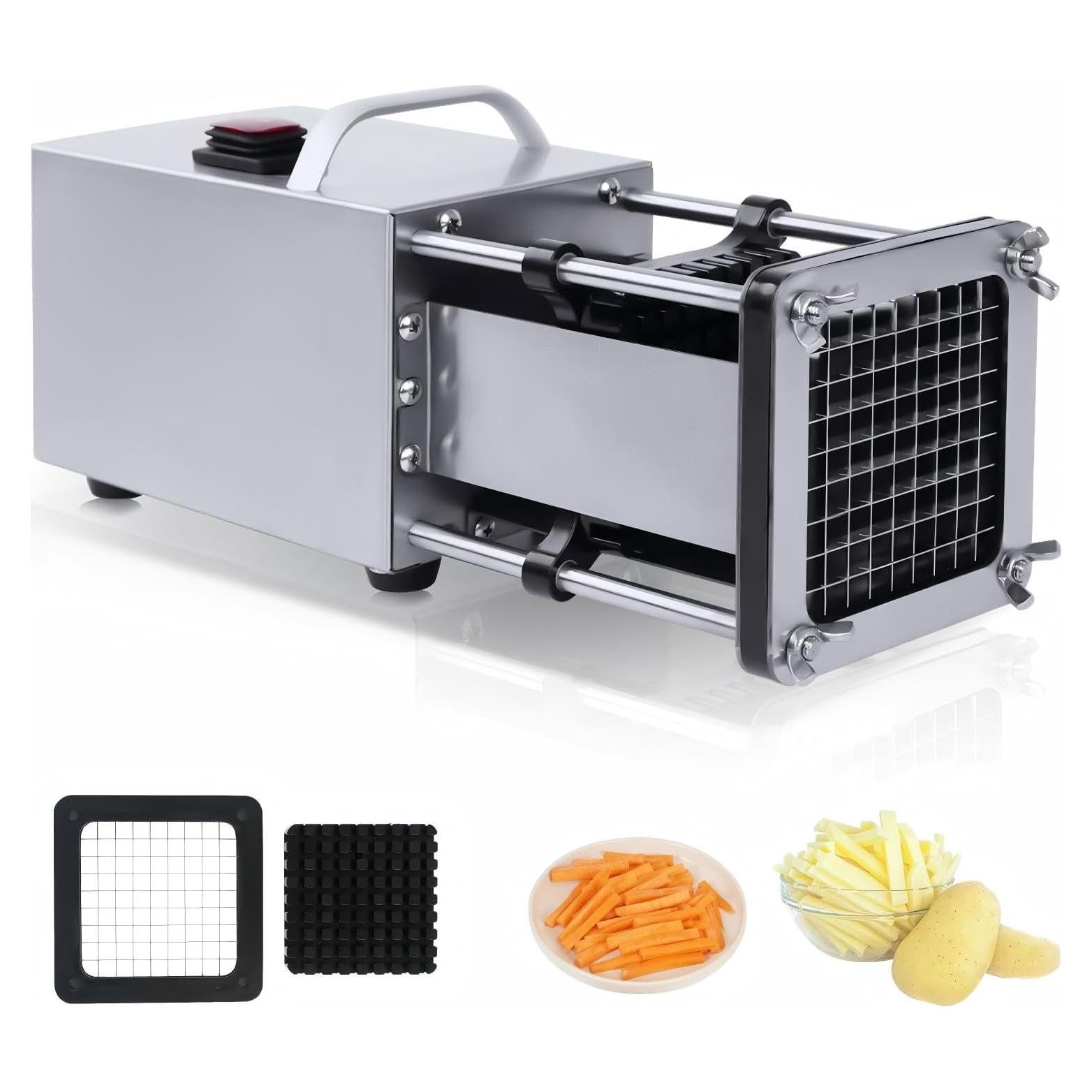 Cortadora de Papas Fritas Eléctrica Empculd 40W Acero Inoxidable