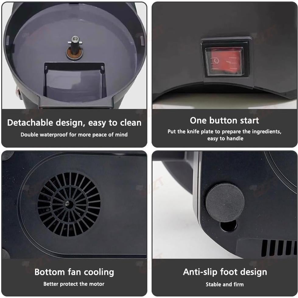 Cortador Eléctrico de Verduras TecfdAssist K8600 3 en 1