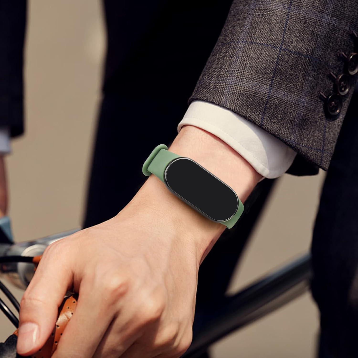 Correas de Silicona Tobfit para Xiaomi Mi Band 8 - 3 Piezas