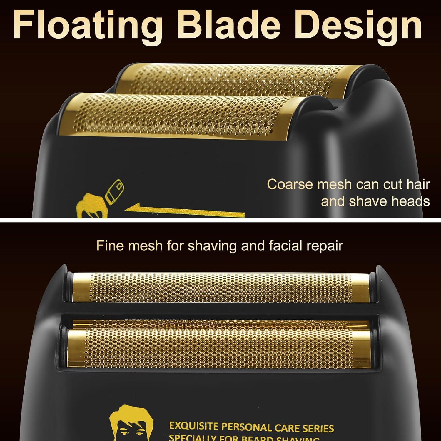 Afeitadora Eléctrica GEC C-8010 2-en-1 Recargable con LED