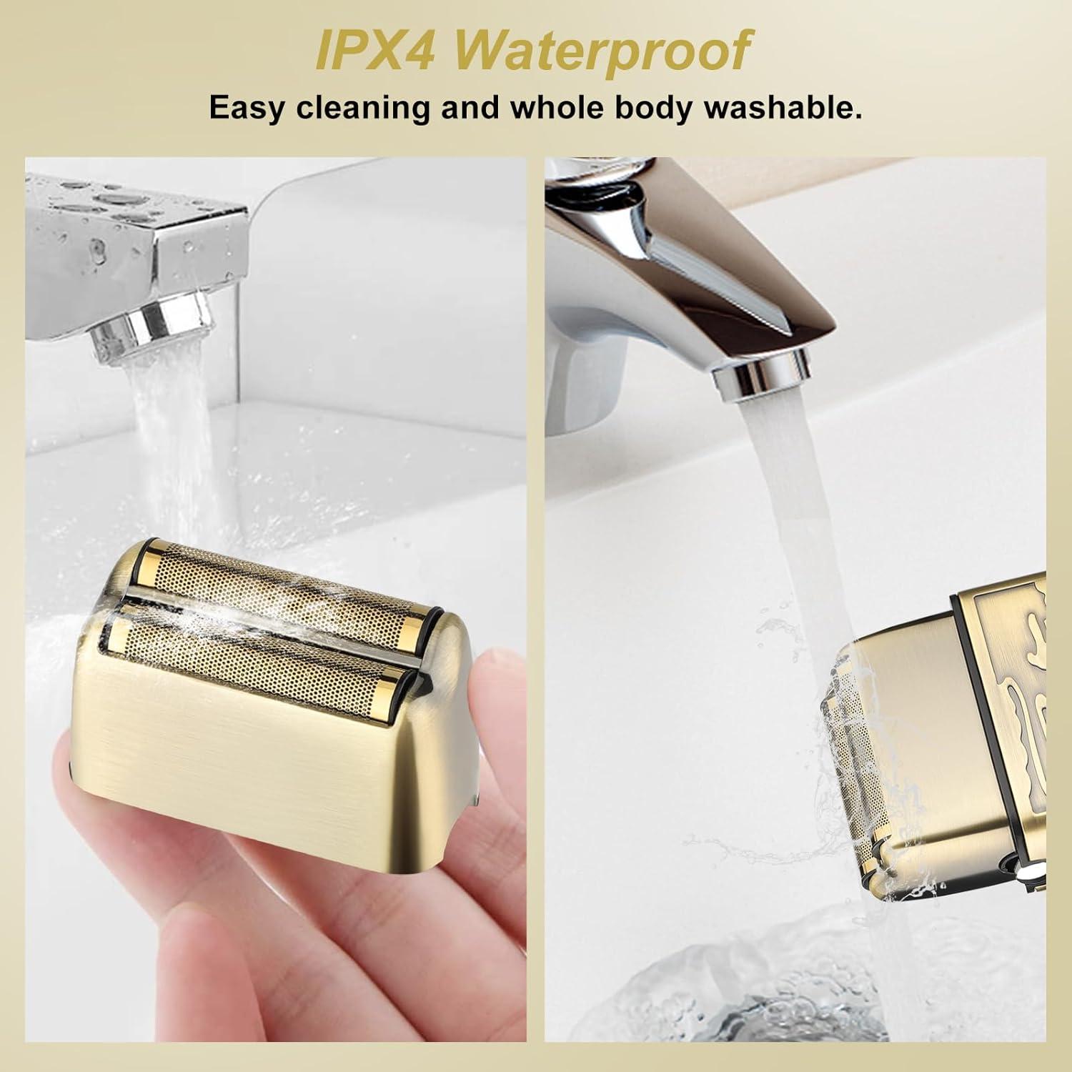 Afeitadora Eléctrica GSKY 2010 Doble Cuchilla Inalámbrica