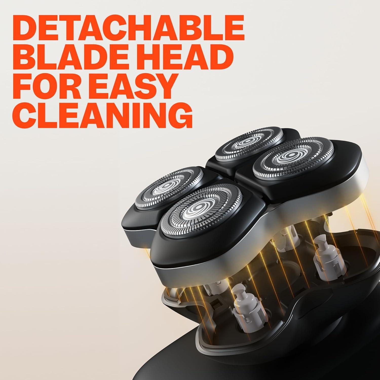 Afeitadora Eléctrica Freebird Pro FlexSeries - Impermeable, Recargable, 4 Cuchillas