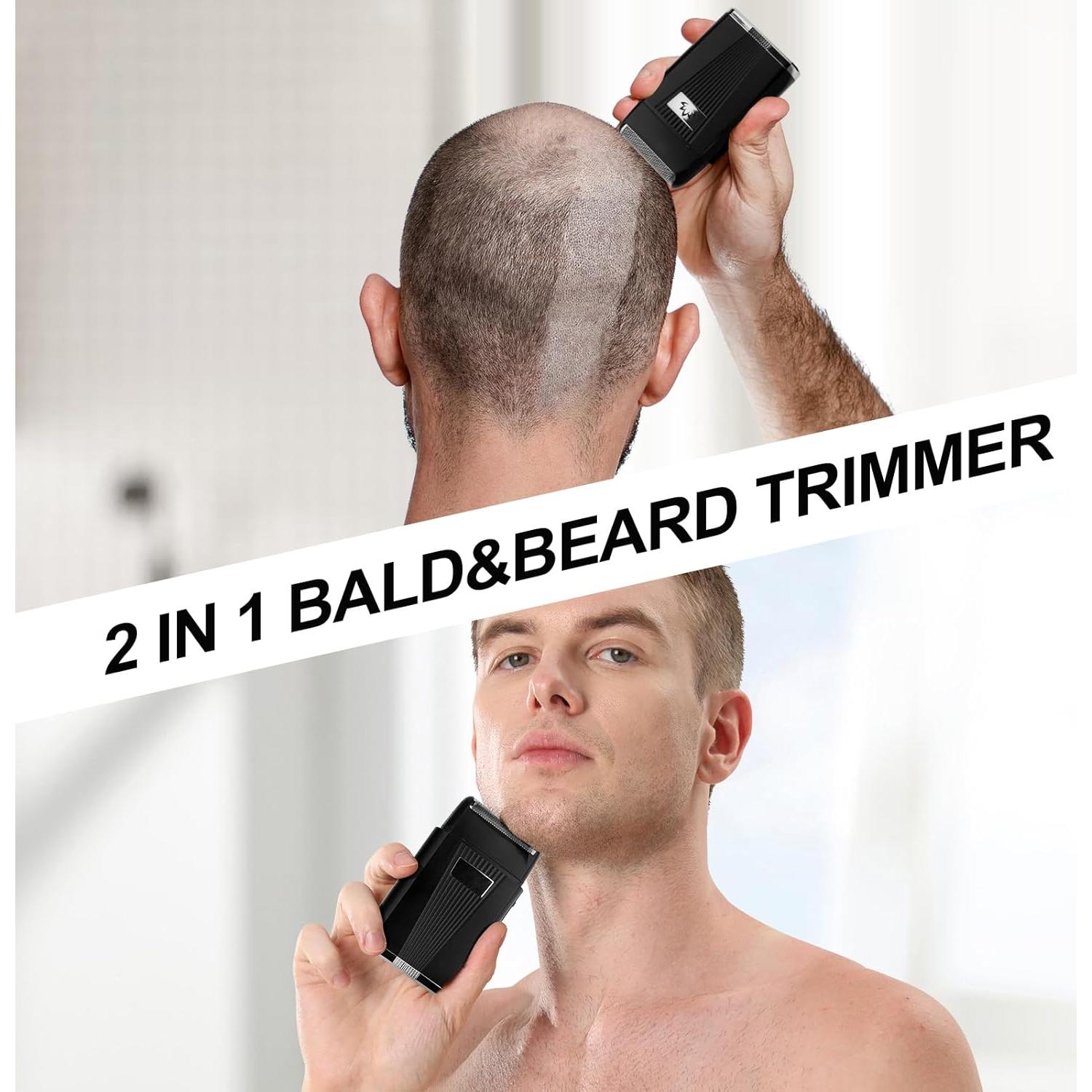 Afeitadora eléctrica Dumite 2909 recargable inalámbrica plateada