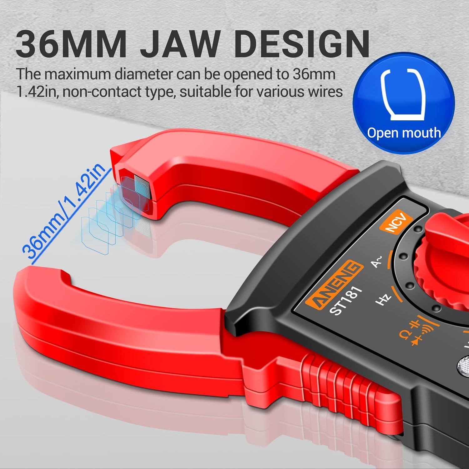 Multímetro Digital ANENG 4000 Cuentas con Pinza AC/DC