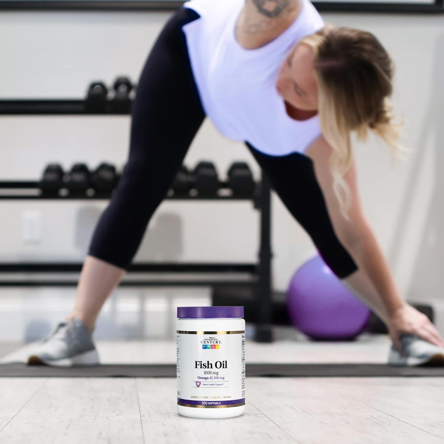 Aceite de Pescado del Siglo 21 1000 mg 300 Cápsulas Blandas