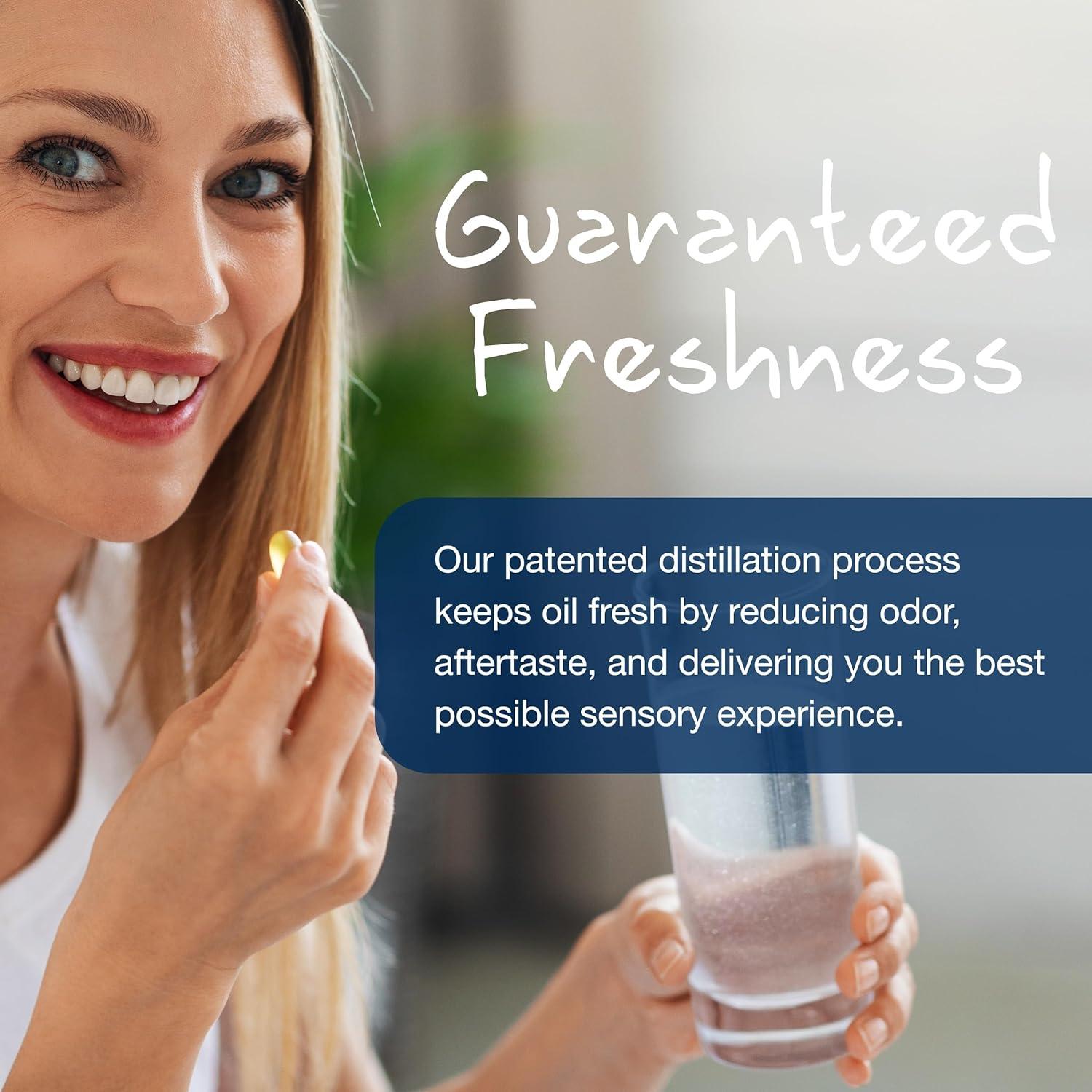 Aceite de Pescado Omega-3 Wiley's Finest 240 Mini Cápsulas