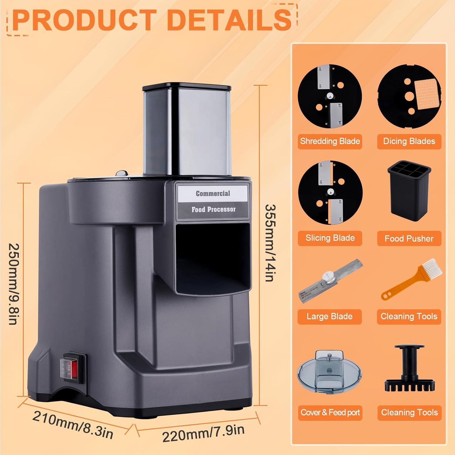 Cortador de Verduras Automático YMJOINMX 3 en 1 Acero Inoxidable