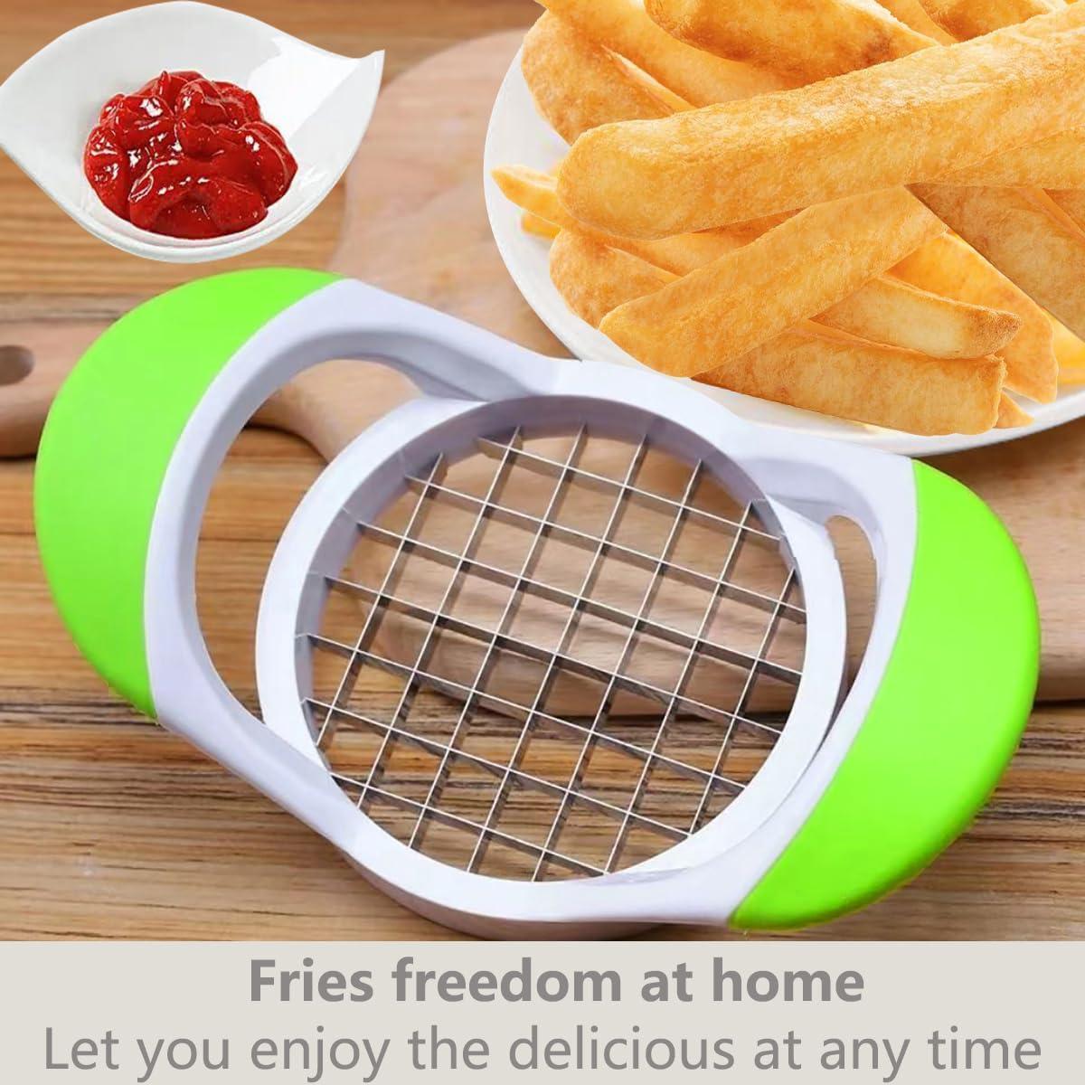 Cortador de Papas Fritas SOAZTAUM Profesional Multiusos 18cm