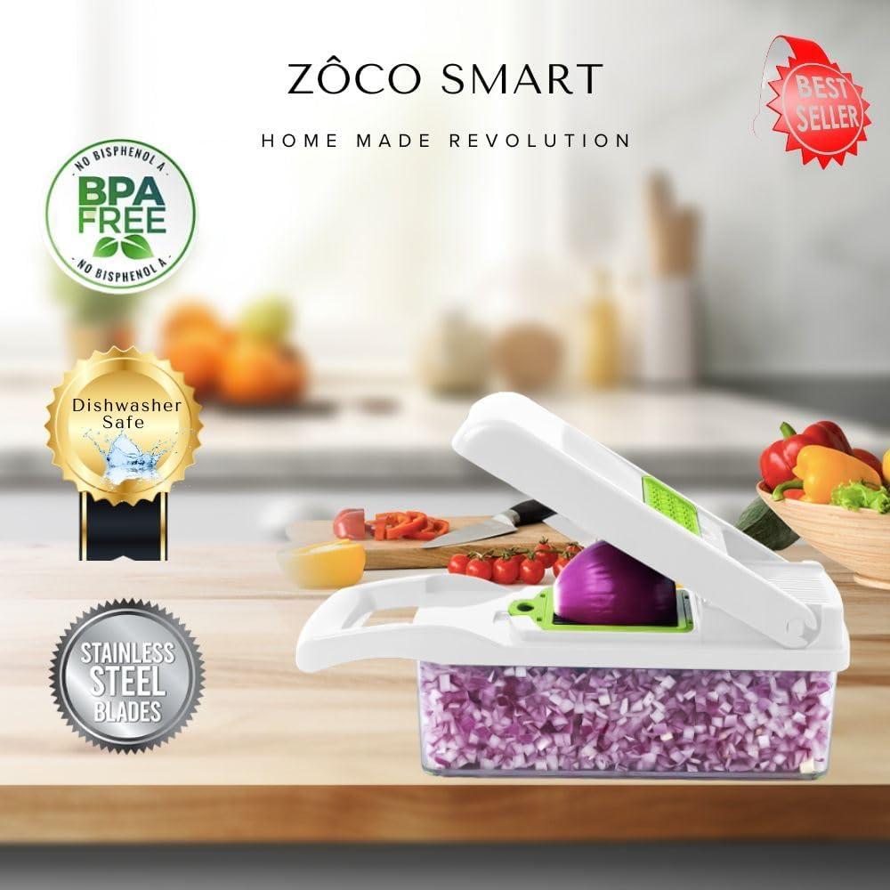 Picador de Verduras Zoco Smart 14 en 1 Acero Inoxidable