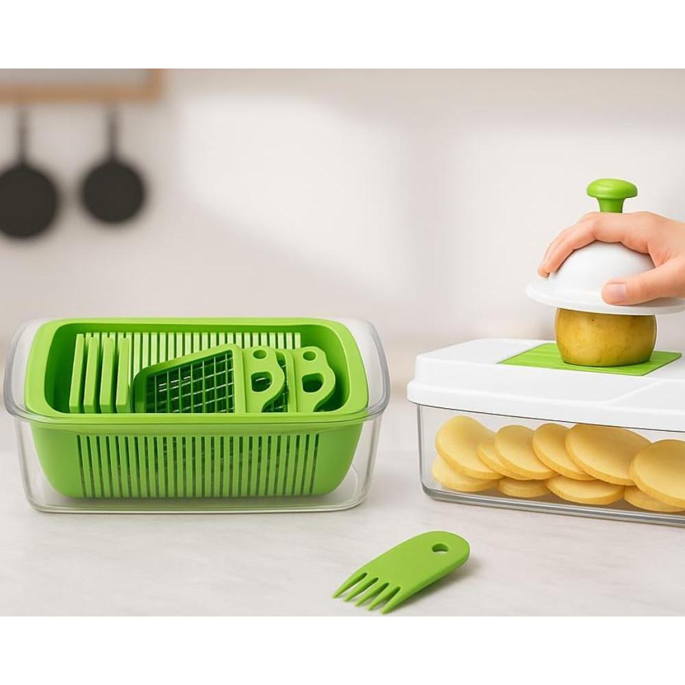 Picador de Verduras Zoco Smart 14 en 1 Acero Inoxidable