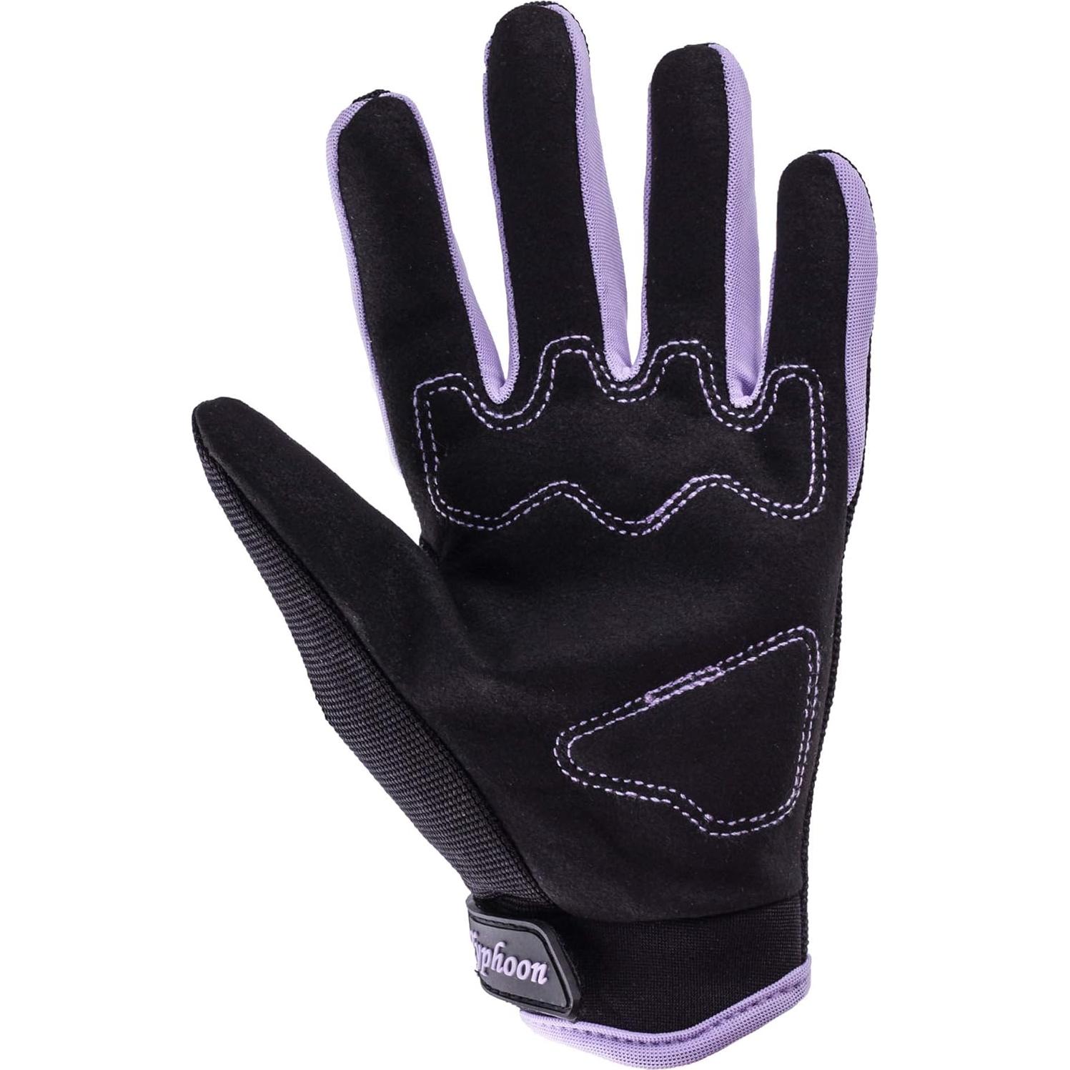 Guantes Typhoon Helmets Motocross Off Road Negro Pequeño