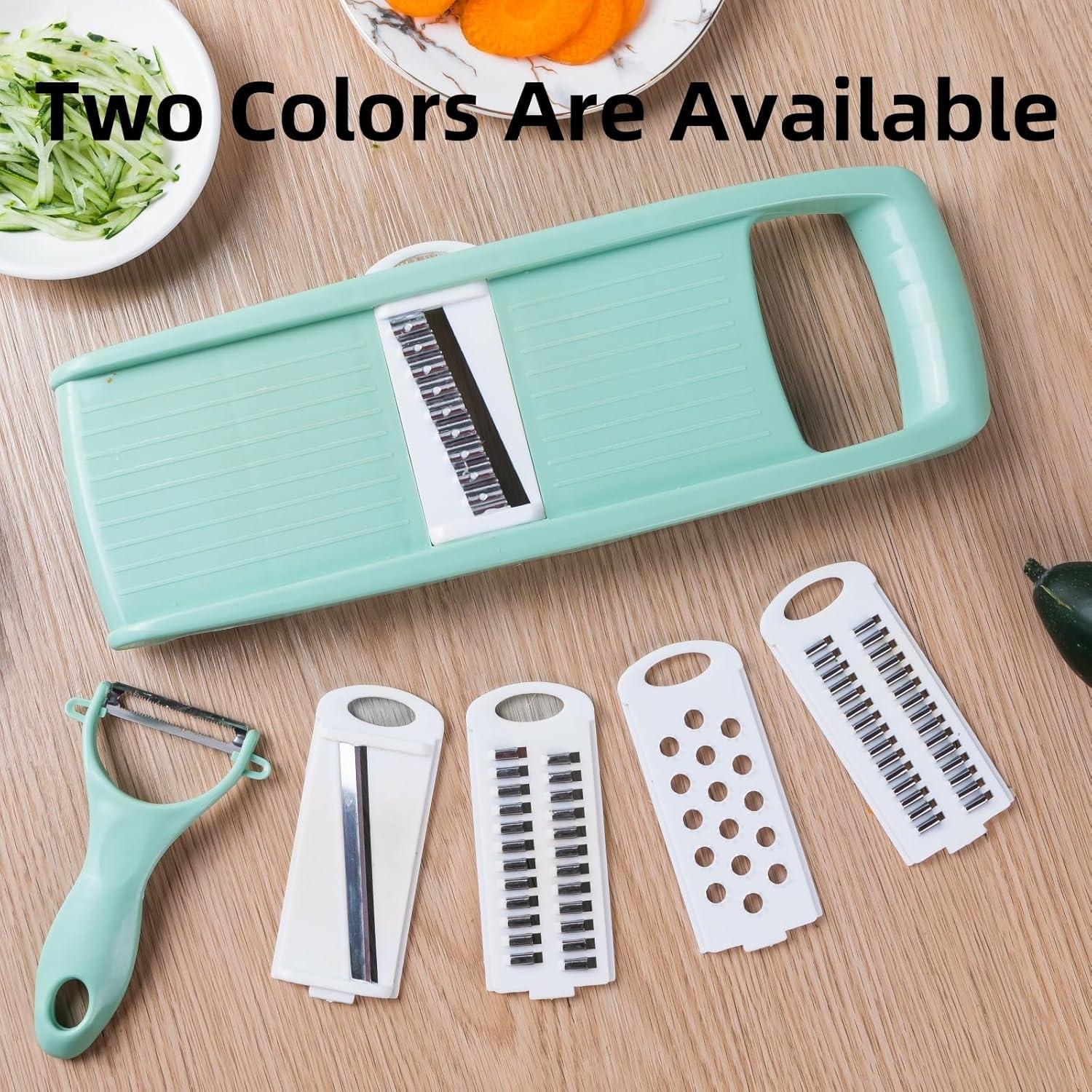 Cortador de Mandolina 7-en-1 Nbguigdstr Rosa - Rallador y Pelador