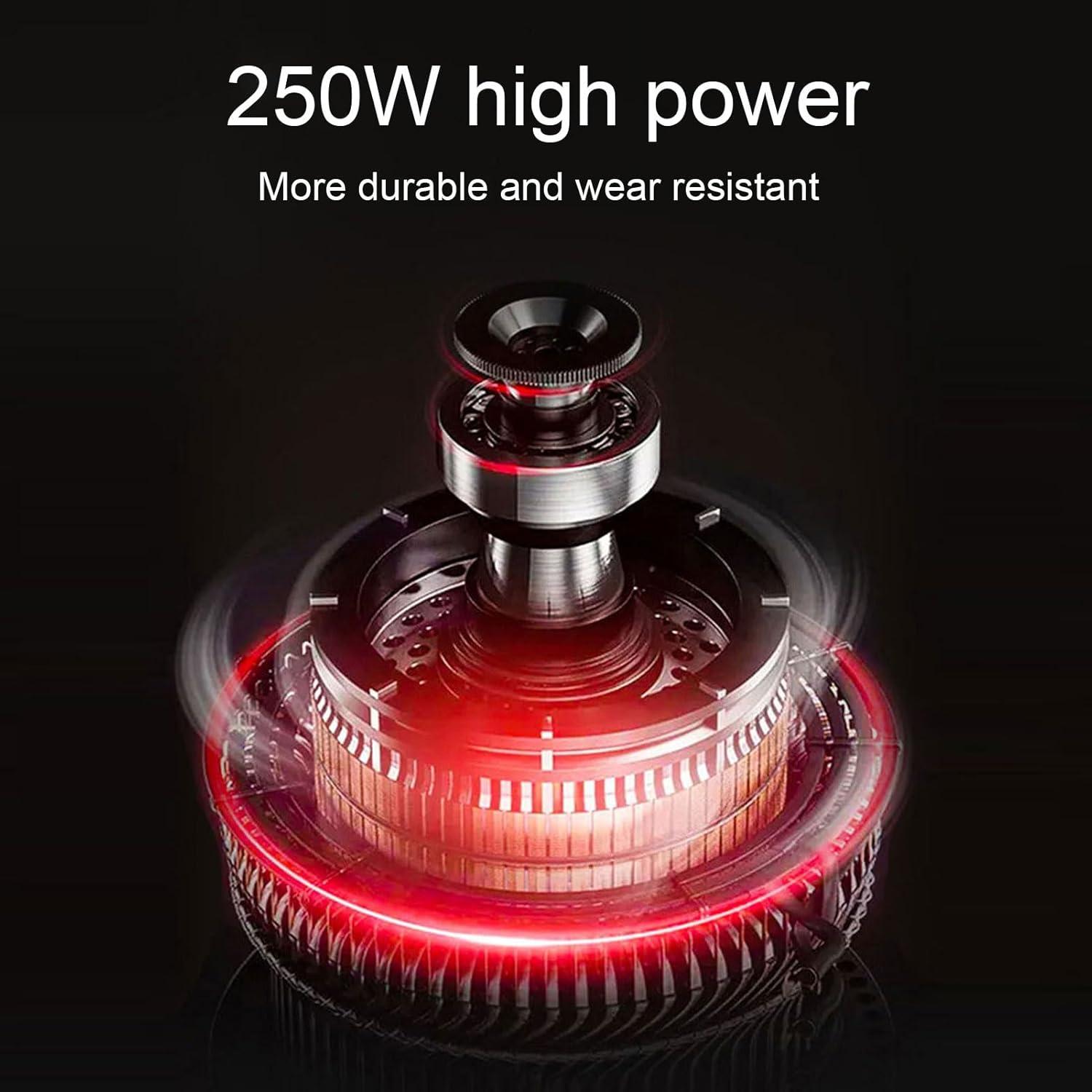 Cortador de Verduras Eléctrico ZJchao 250W 5 en 1 con 5 Cuchillas