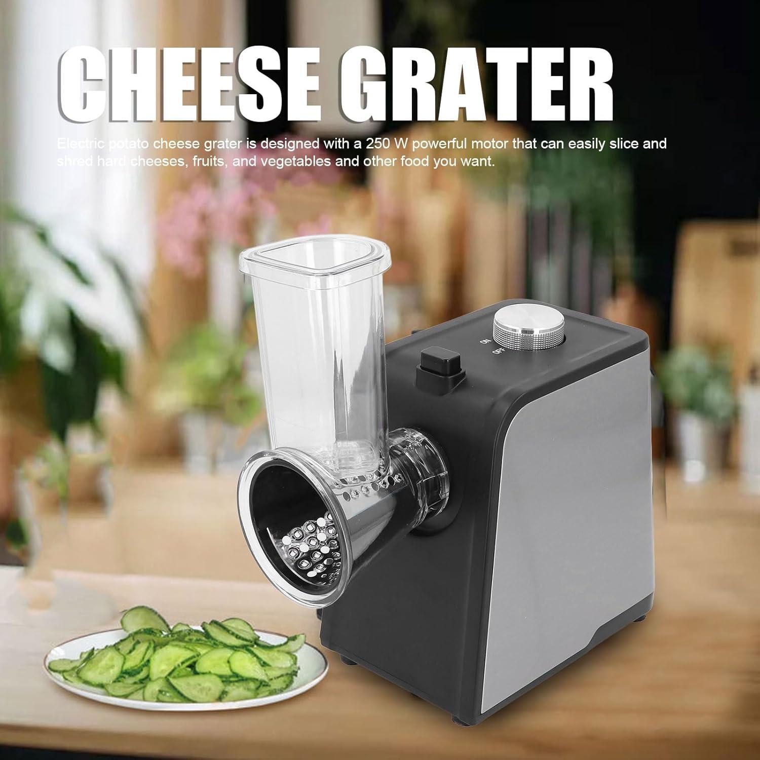 Cortador de Verduras Eléctrico ZJchao 250W 5 en 1 con 5 Cuchillas