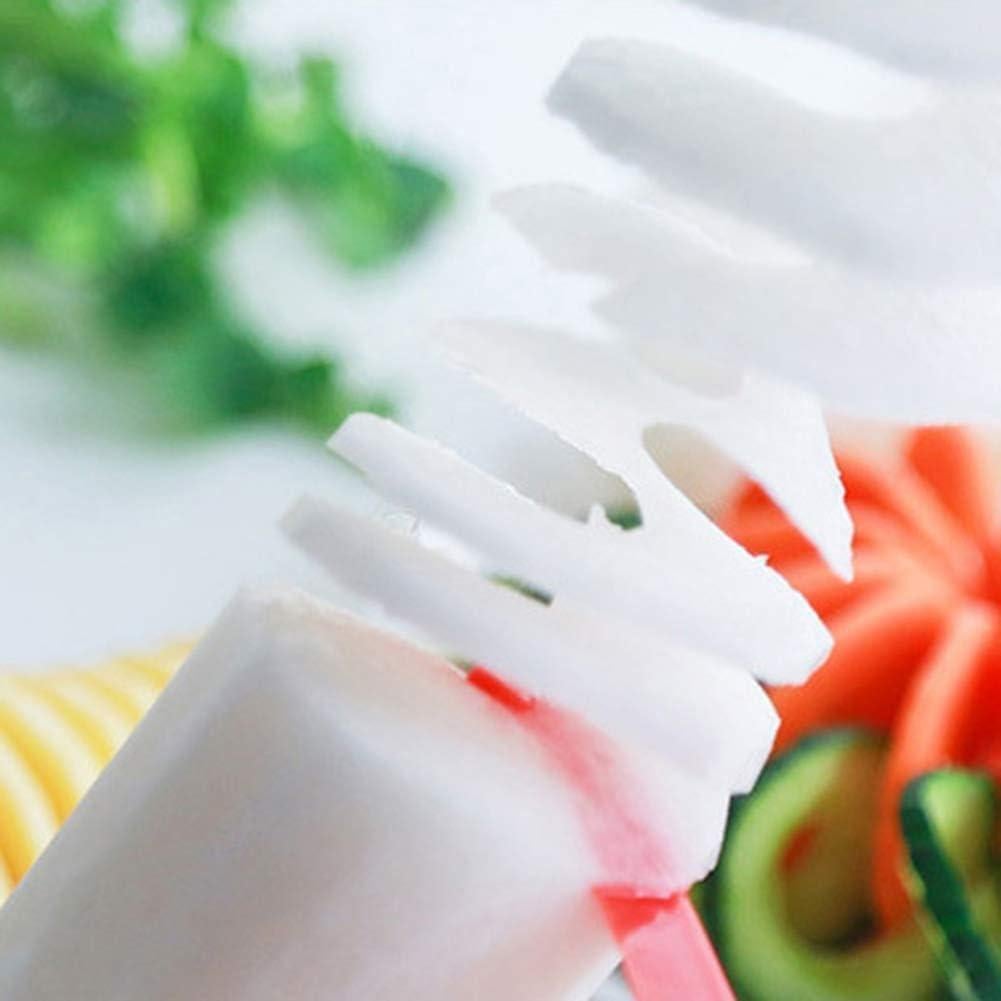 Green Spiral Slicer Portable Cucumber Potato Carrot Slicer Cutter Manual Kitchen Gadgets Plastic Garnishing Tool Fruit Vegetable Tool Graters, Peelers and Slicers