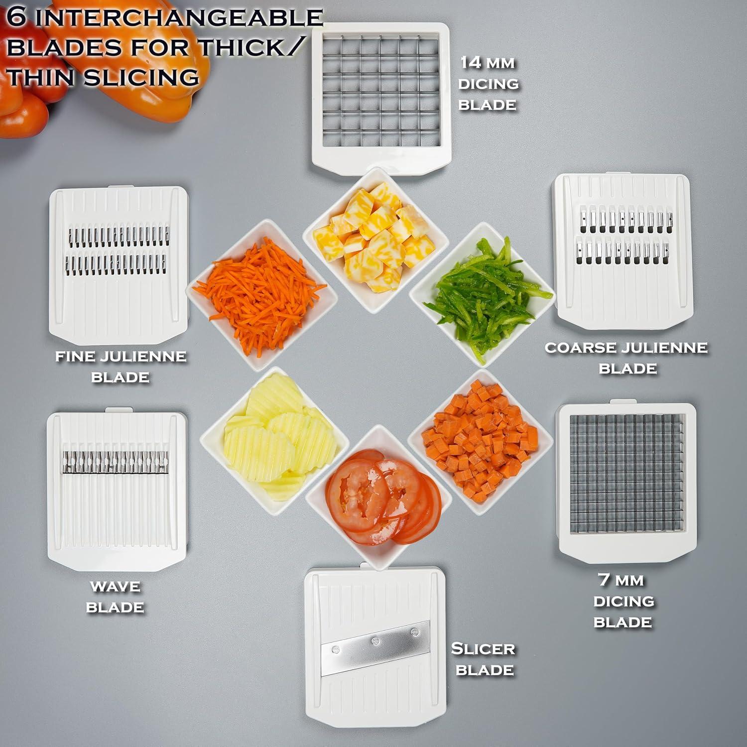 Cortador de Verduras Jikoni Yetu VEG-001 Antideslizante 0.88kg