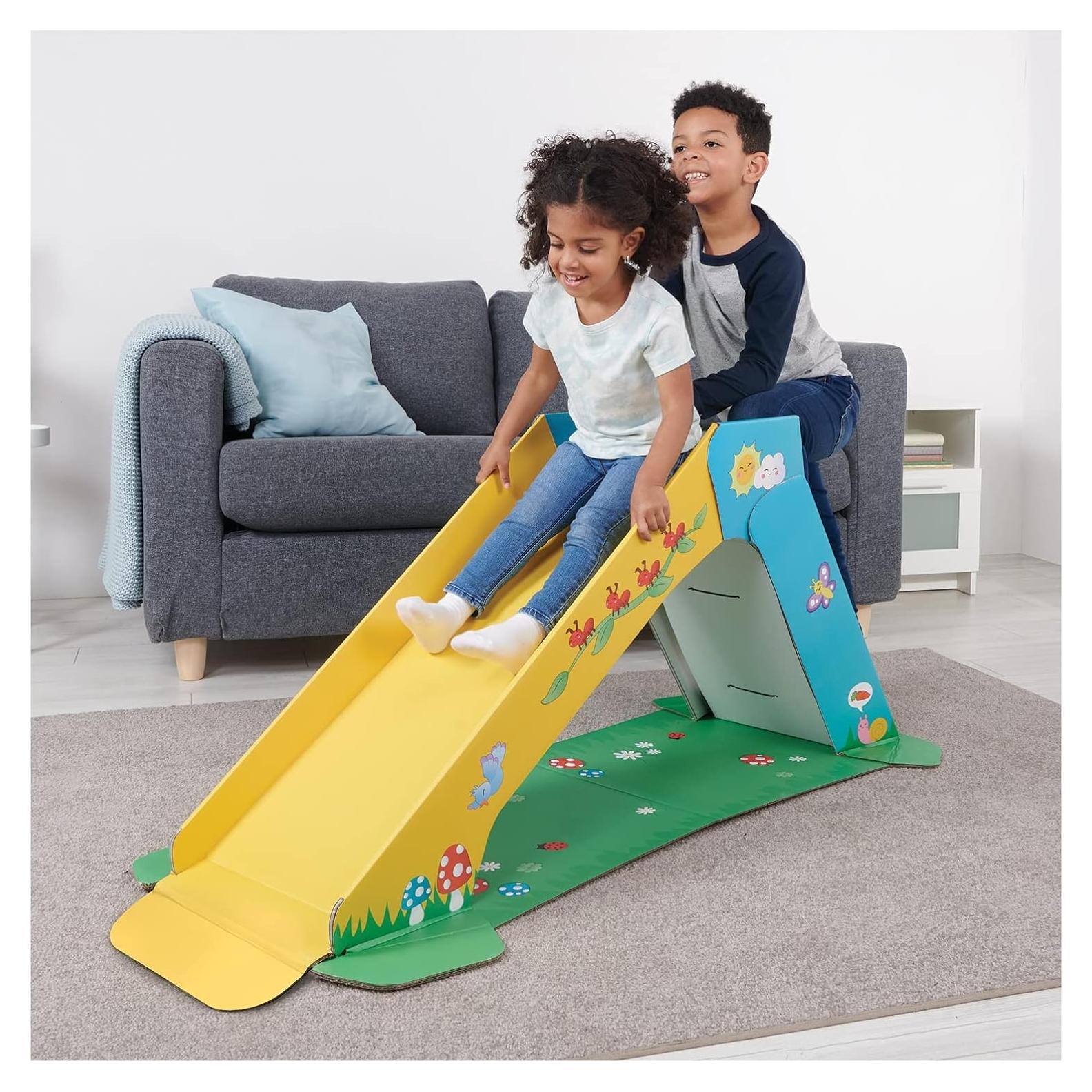 Parque Infantil Interior Pop2Play con Tobogán Plegable Ecológico