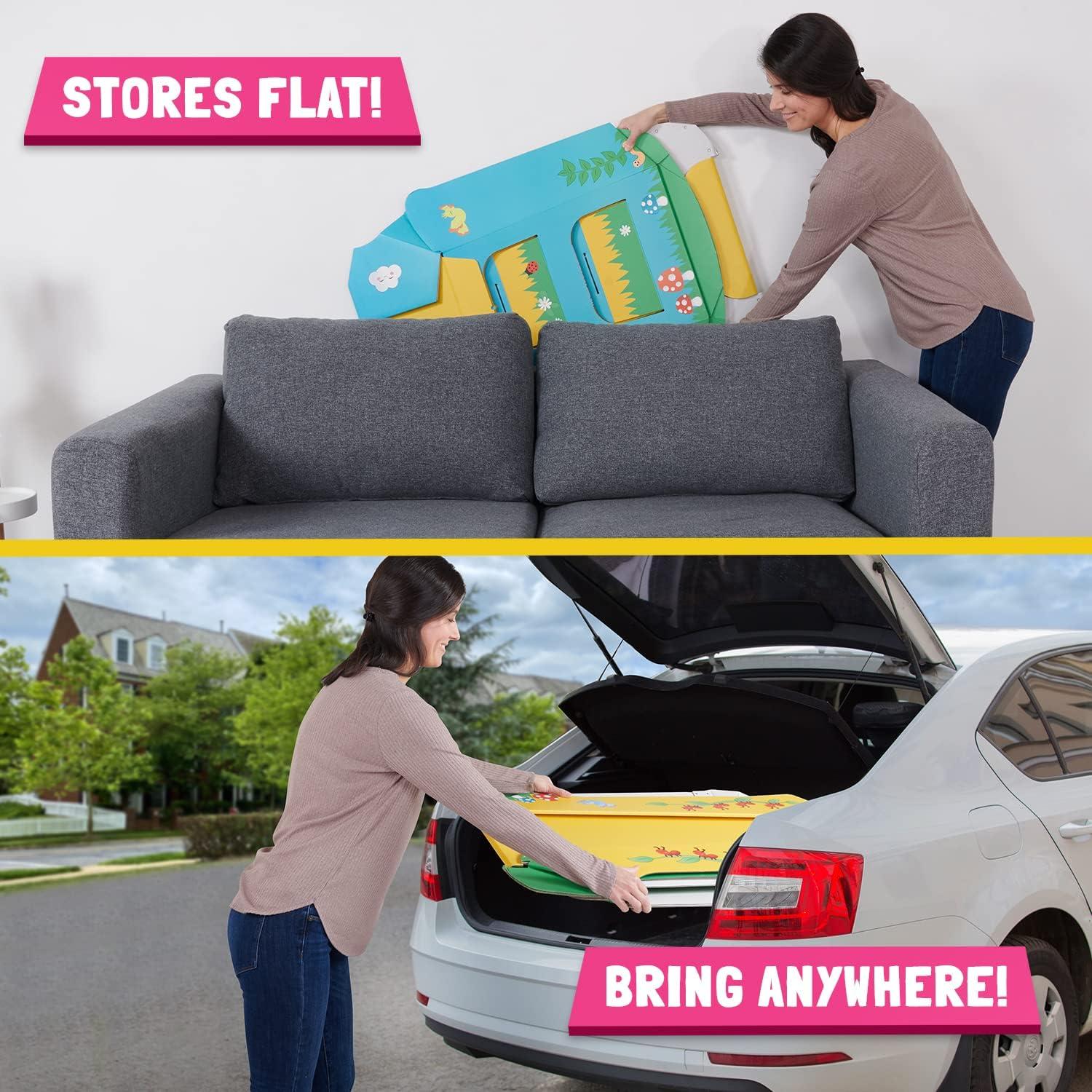 Parque Infantil Interior Pop2Play con Tobogán Plegable Ecológico