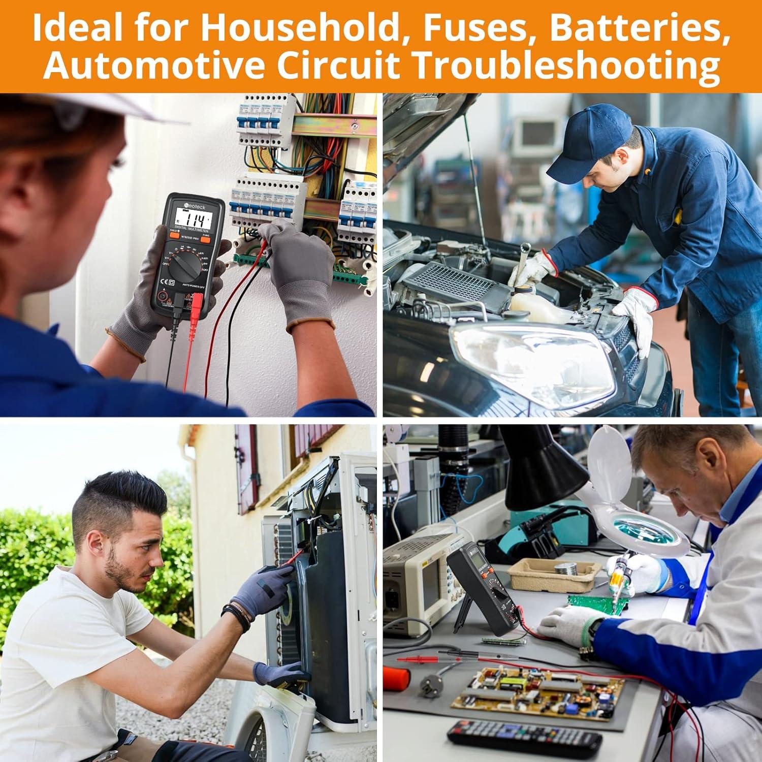 Multímetro Digital Neoteck 2000 Cuentas AC/DC con Continuidad