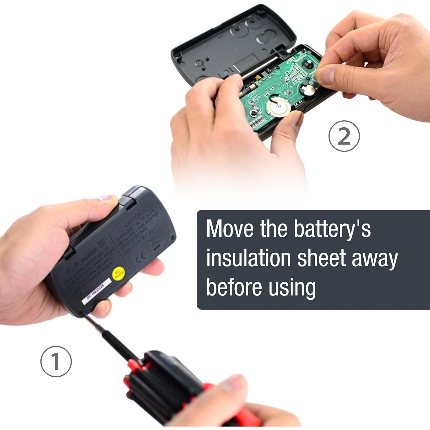 Multímetro Digital ALLOSUN EM3081 Tamaño de Bolsillo