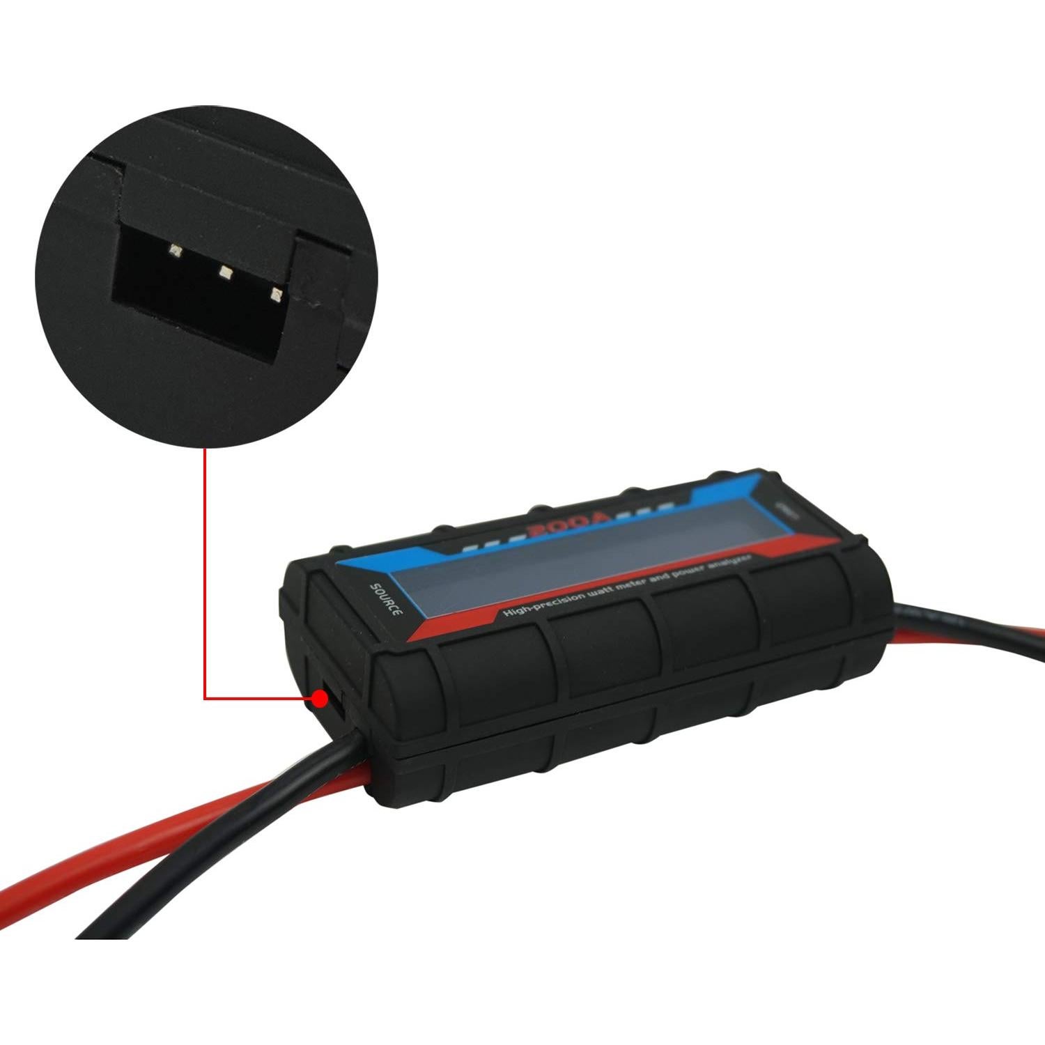 Medidor de vatios 200A Proshoppingus - Analizador de potencia LCD