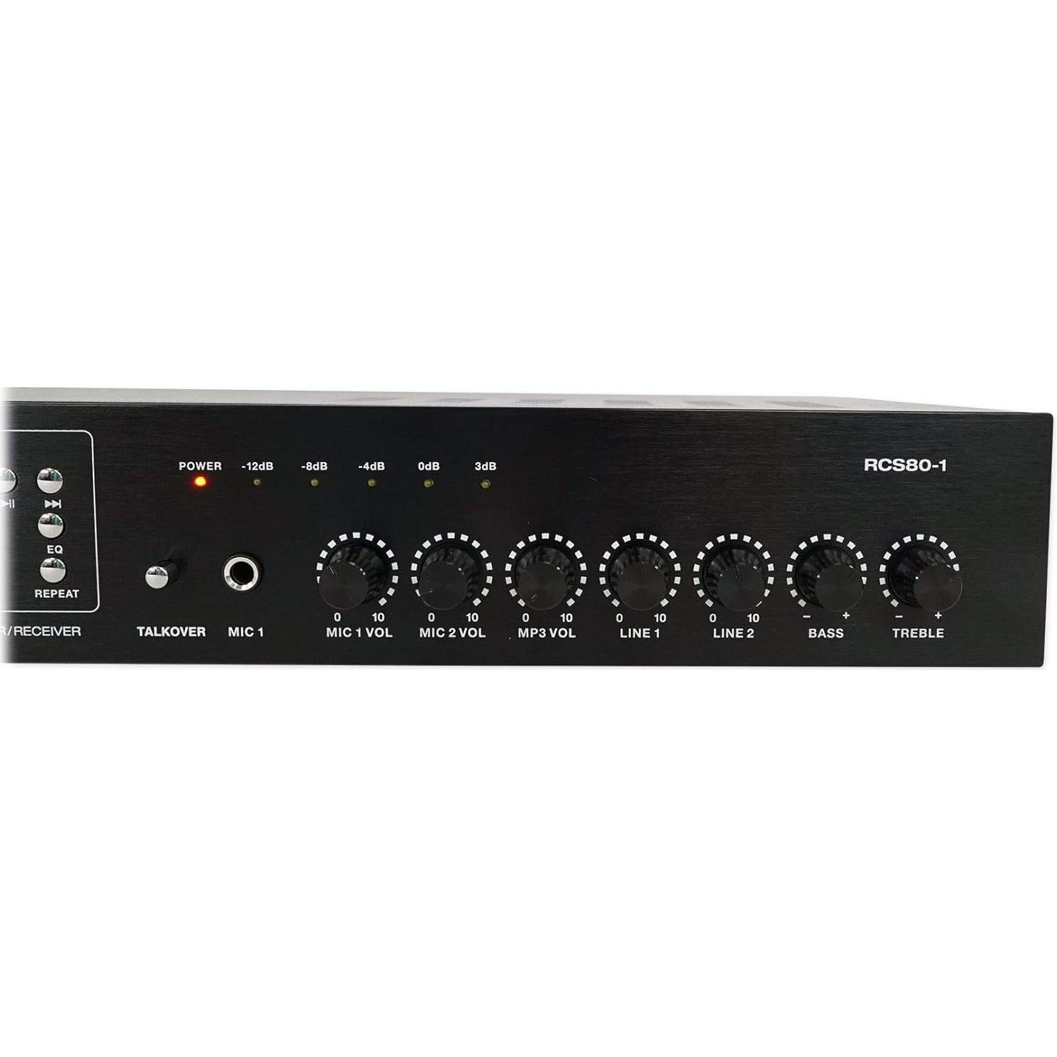 Amplificador Comercial Rockville RCS80-1 60W Bluetooth 5.0