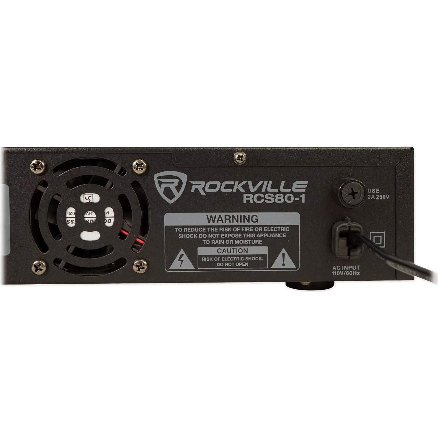 Amplificador Comercial Rockville RCS80-1 60W Bluetooth 5.0