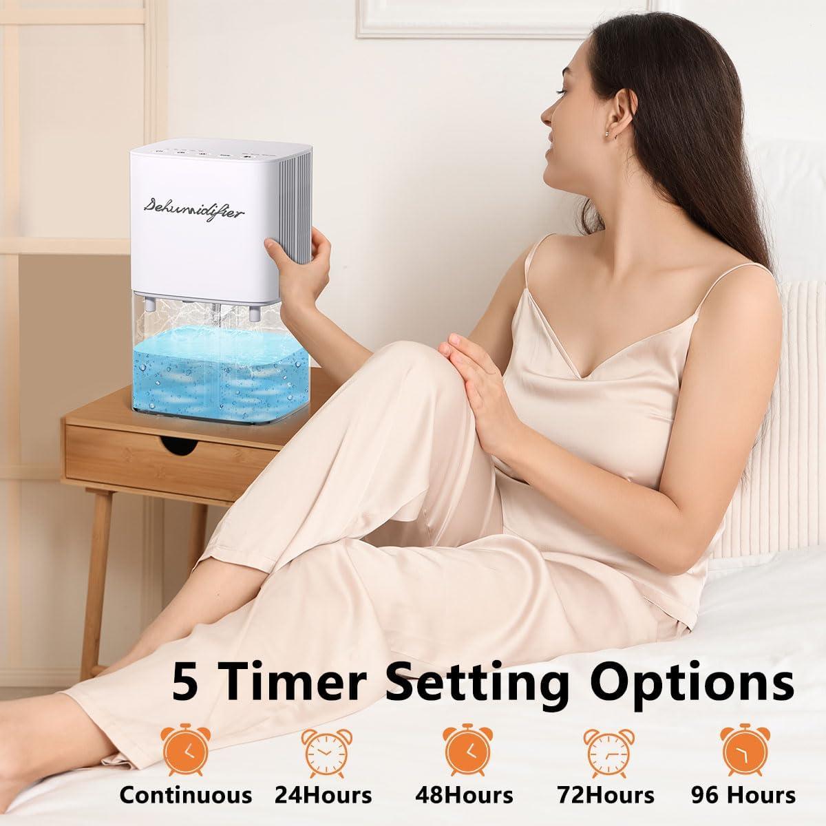 Deshumidificador BeOkay DH-A2 1800ml Silencioso 21.5m²