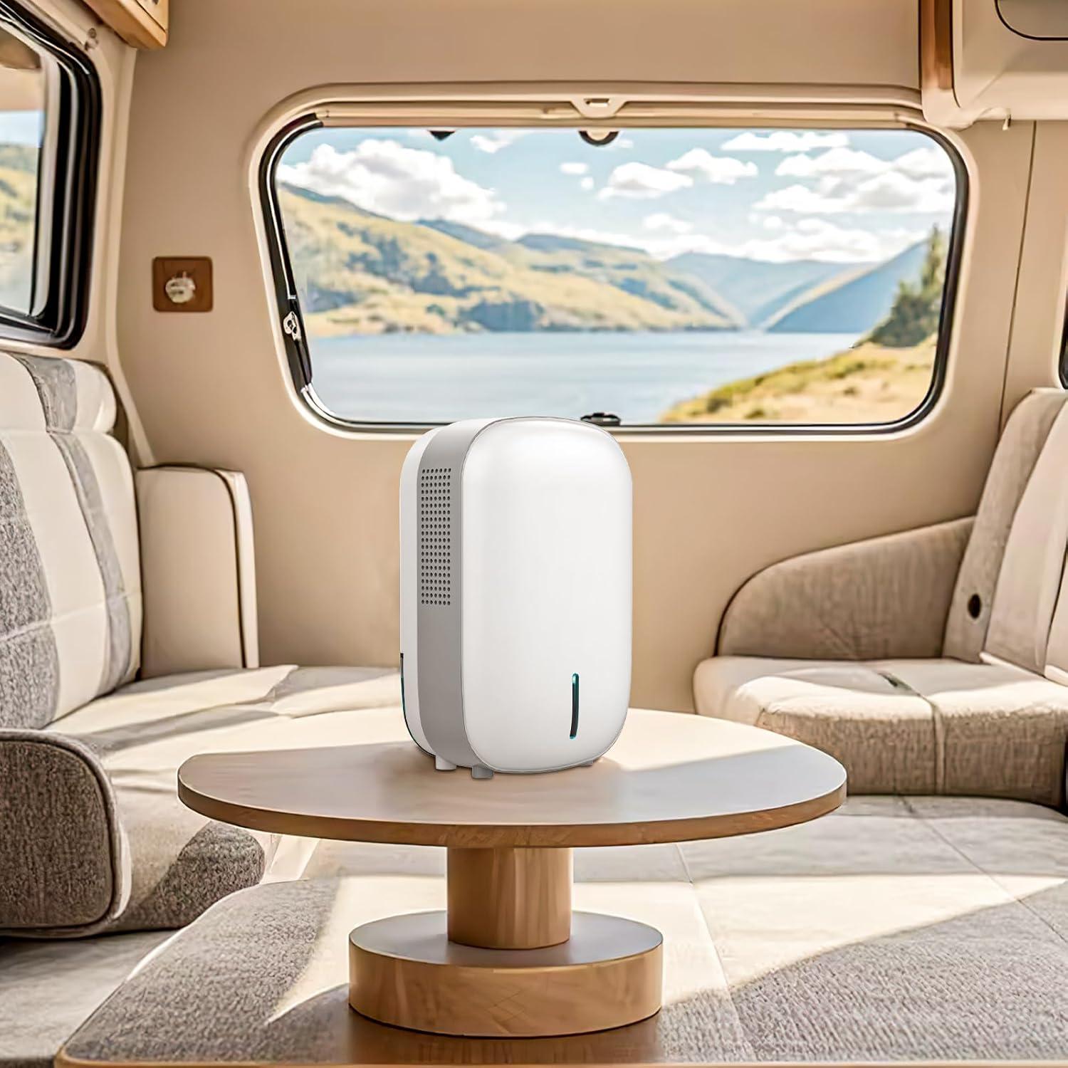 Deshumidificador Mini Bangnics 500ml Silencioso 25W Blanco