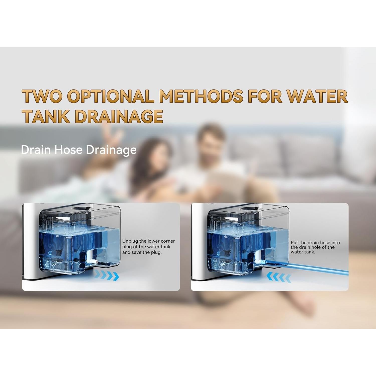 Deshumidificador PTHRAOUTA H10-1 95oz 2.81L Ultra Silencioso