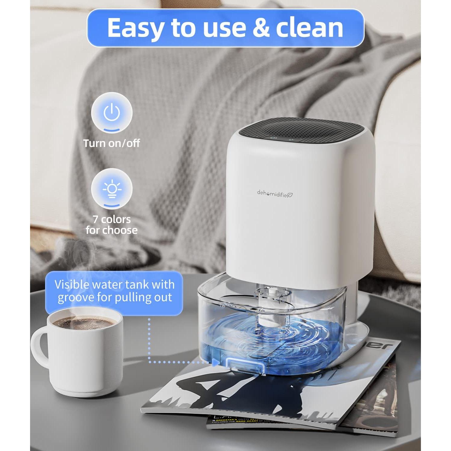 Deshumidificador TABYIK 1000ml Silencioso para Habitaciones