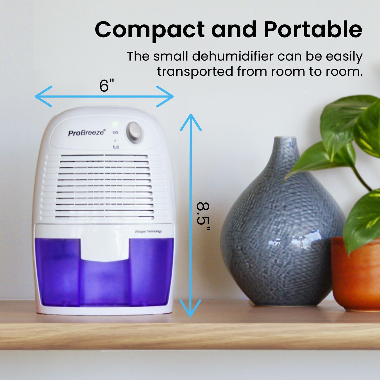 Deshumidificador Mini Pro Breeze 473 ml para Hogar 19.9 m²