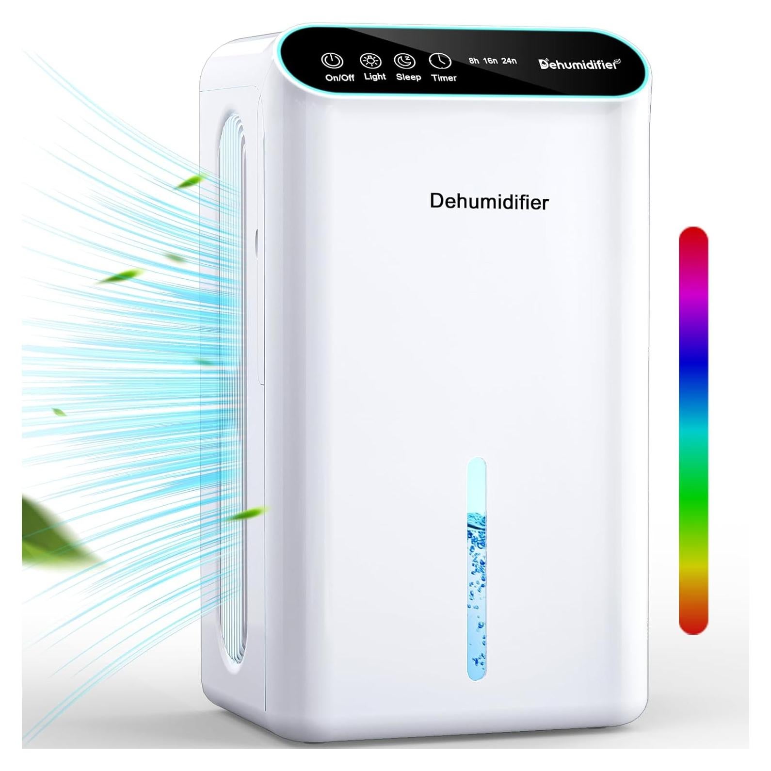 Deshumidificador LOMMOL 2.5L para hogar, dormitorio y baño