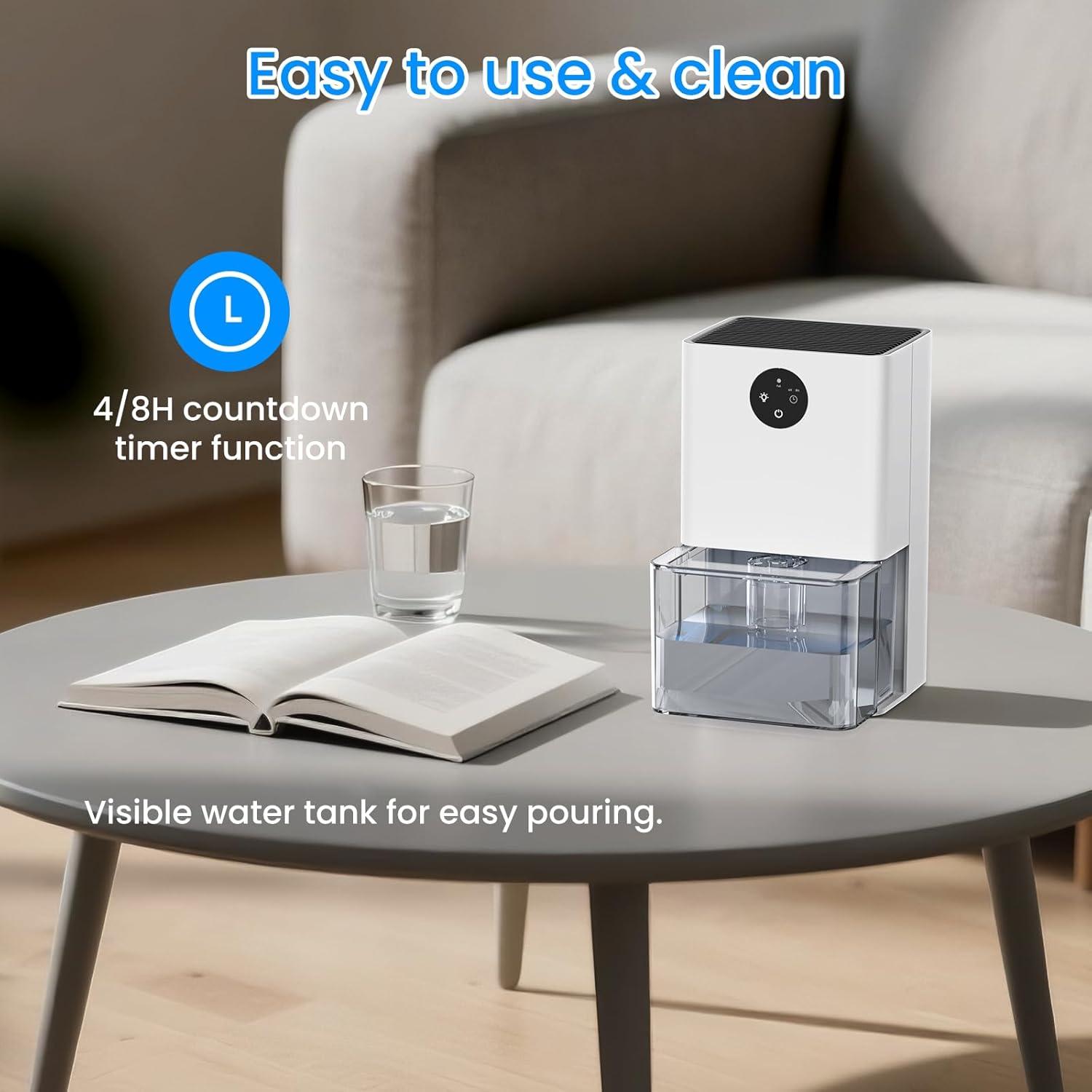 Deshumidificador Deyagoo DY501 1.5L Silencioso Automático