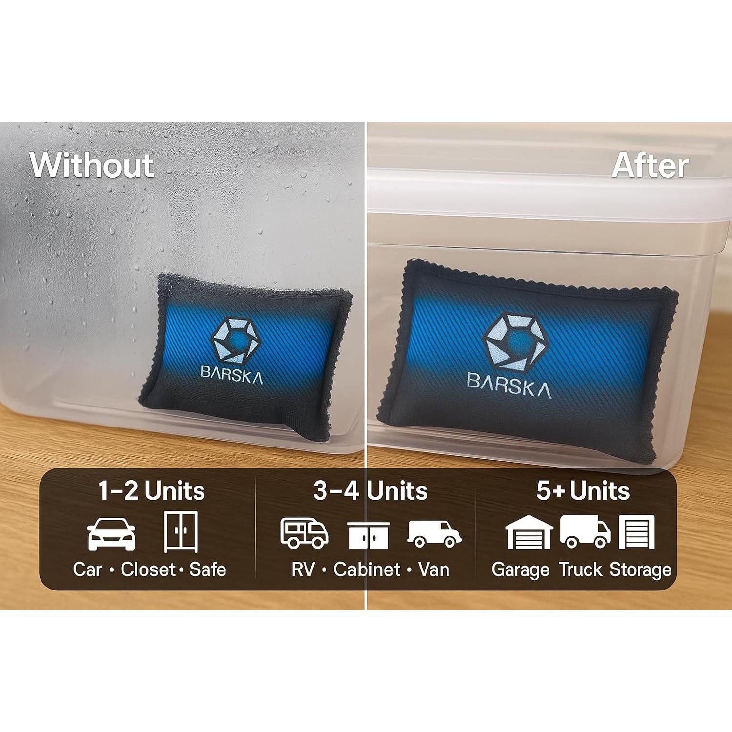 Deshumidificador Barska Azul - Absorbente de Humedad Portátil