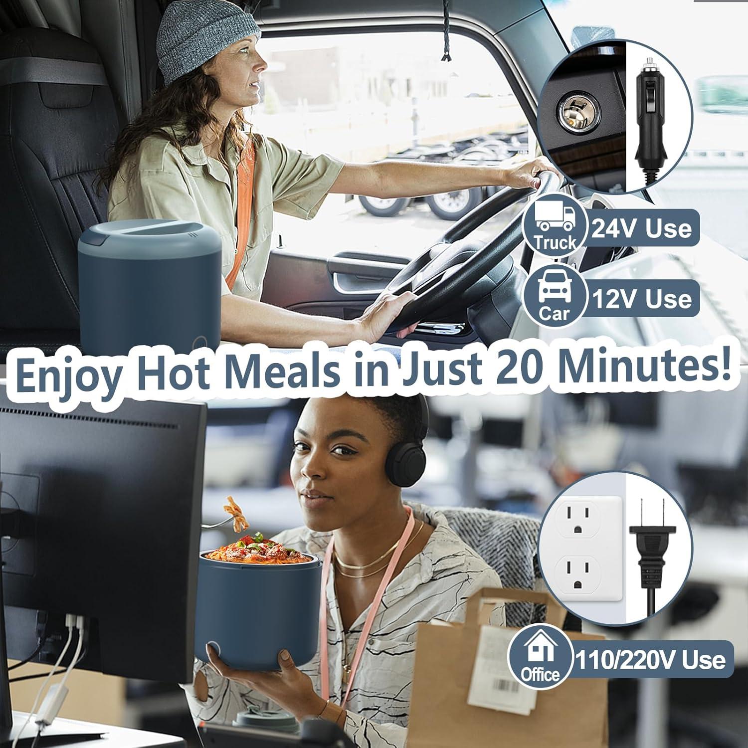 Caja Térmica Eléctrica WisaKey 1.2L 100W a Prueba de Fugas