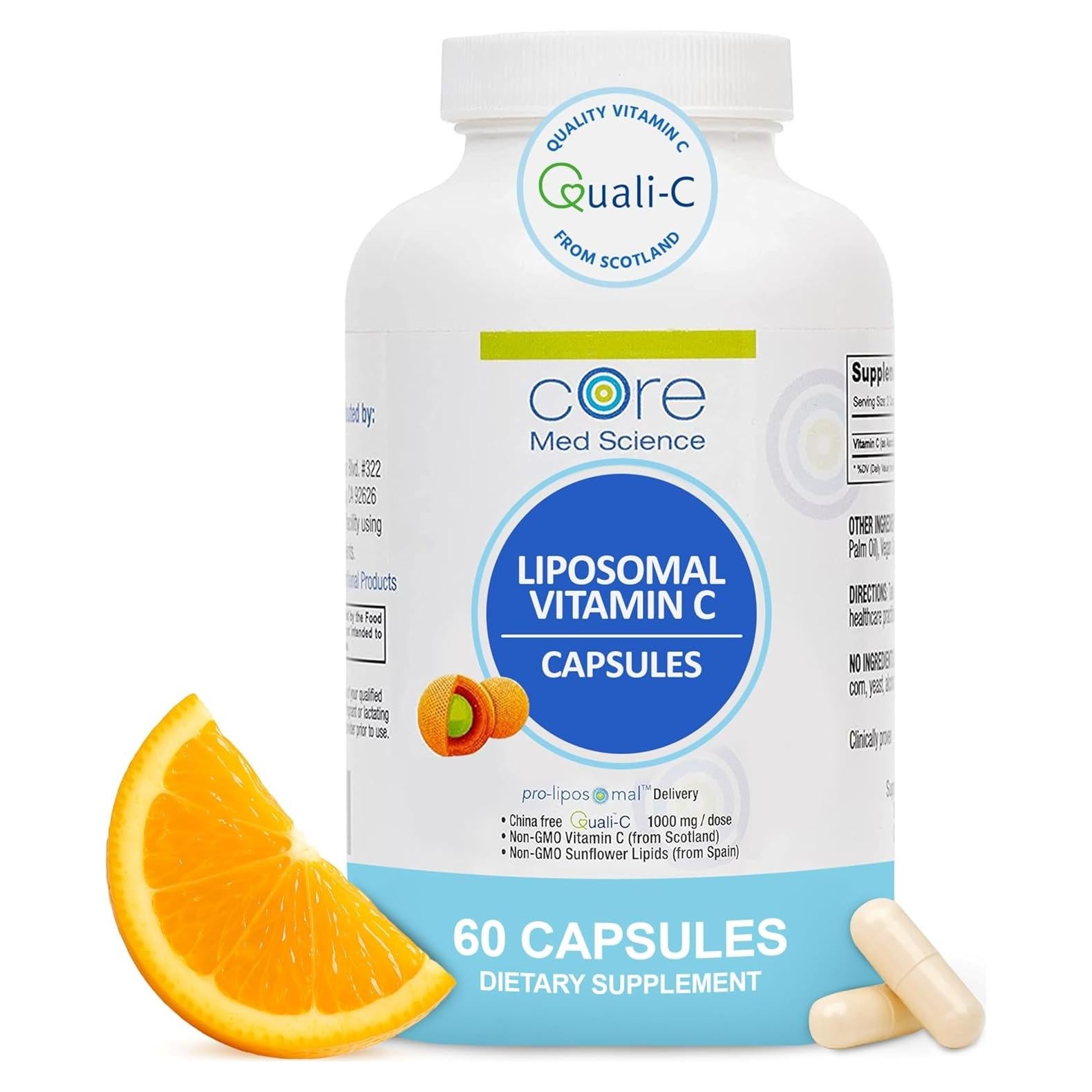 Vitamina C Liposomal 1000mg Core Med Science 60 Cápsulas