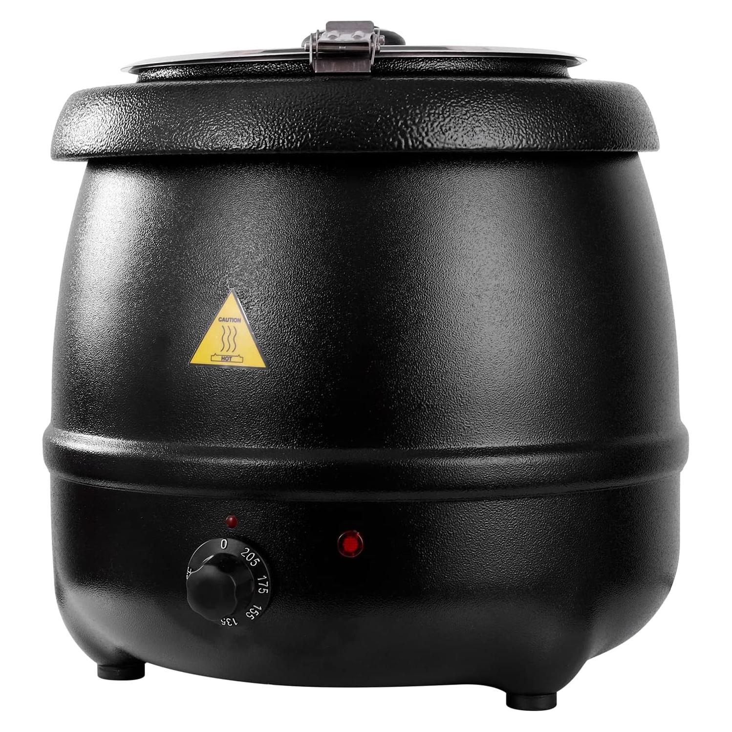 Calentador de Sopa YBSVO 11 Qt Acero Inoxidable 400W 120V