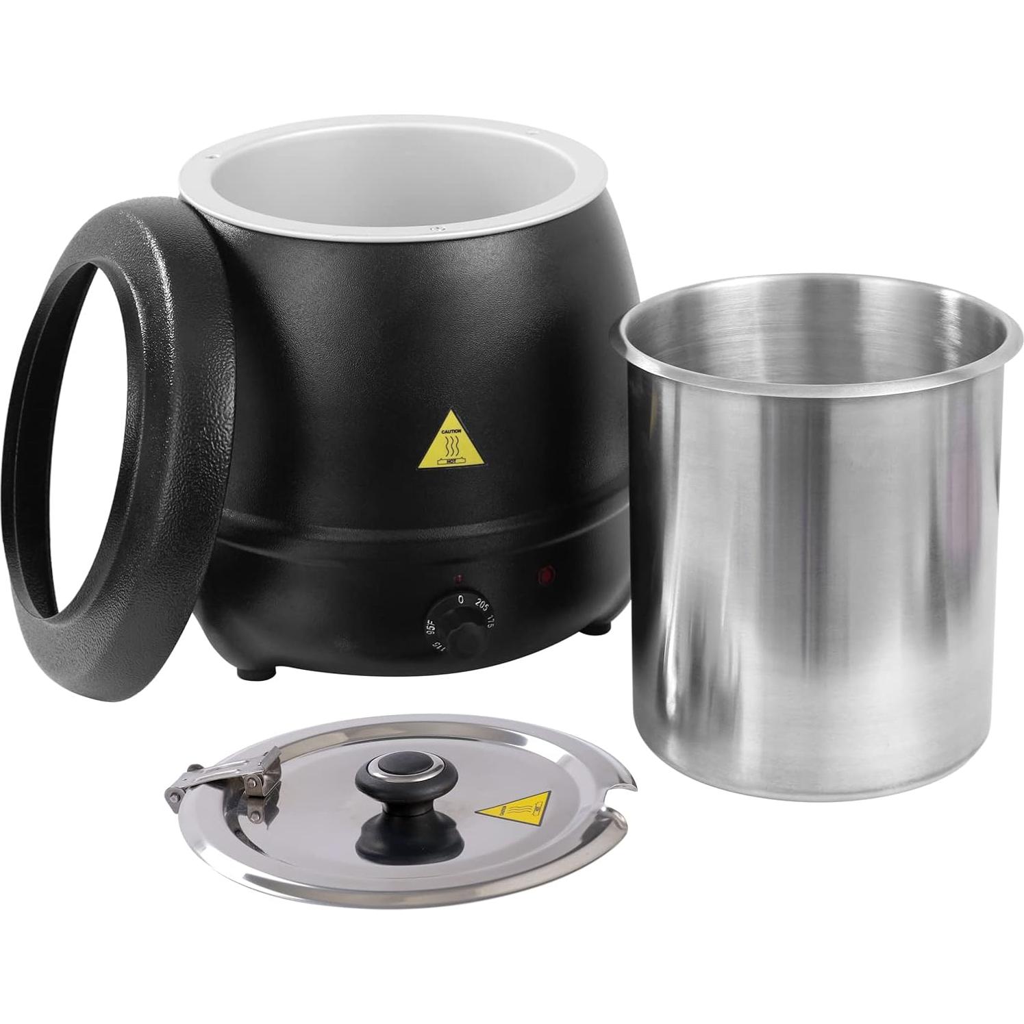 Calentador de Sopa YBSVO 11 Qt Acero Inoxidable 400W 120V