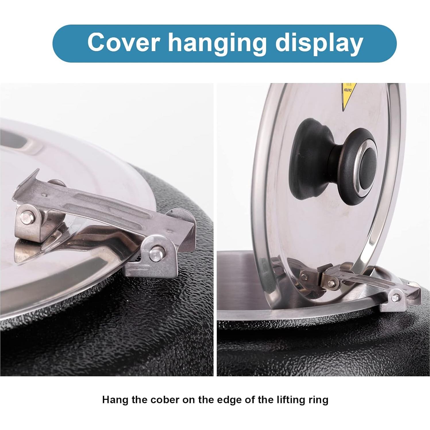 Calentador de Sopa YBSVO 11 Qt Acero Inoxidable 400W 120V