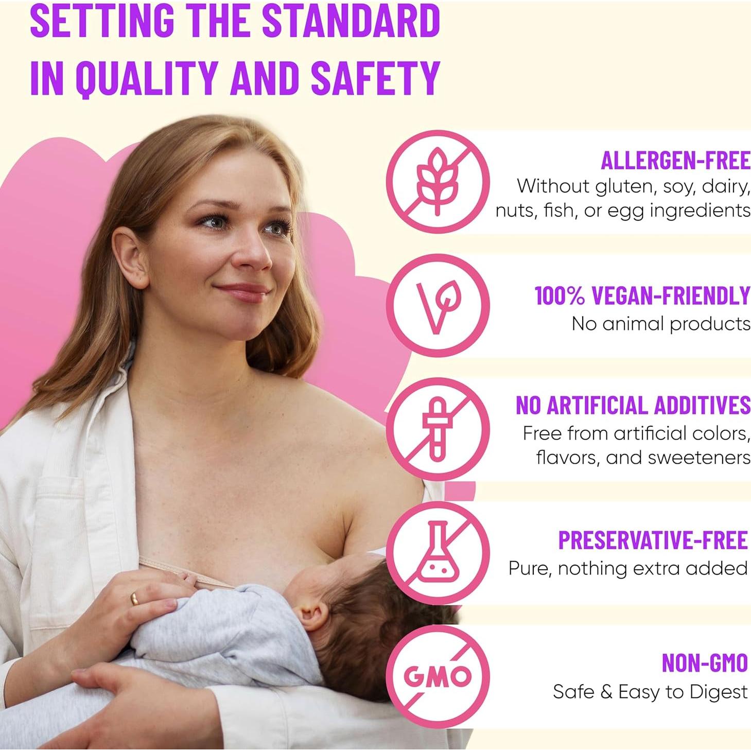 Vitaminas Postnatales Mama's Select - 30 Cápsulas Veganas