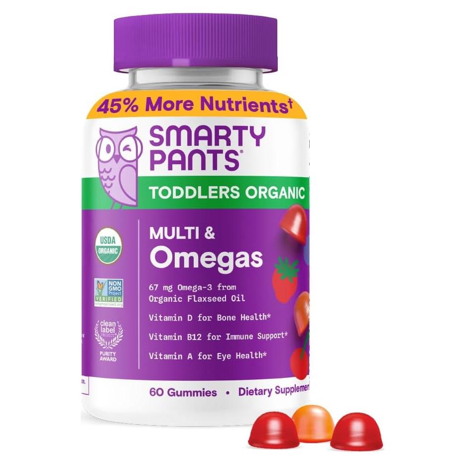 Gomitas Multivitamínicas Orgánicas SmartyPants 60 Unidades