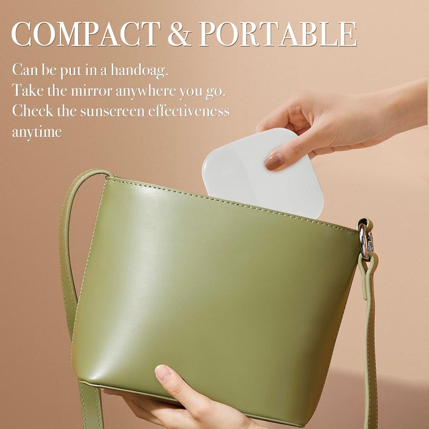 Espejo UV HiPai Doble Cara 1x/2x con Luz LED y Batería