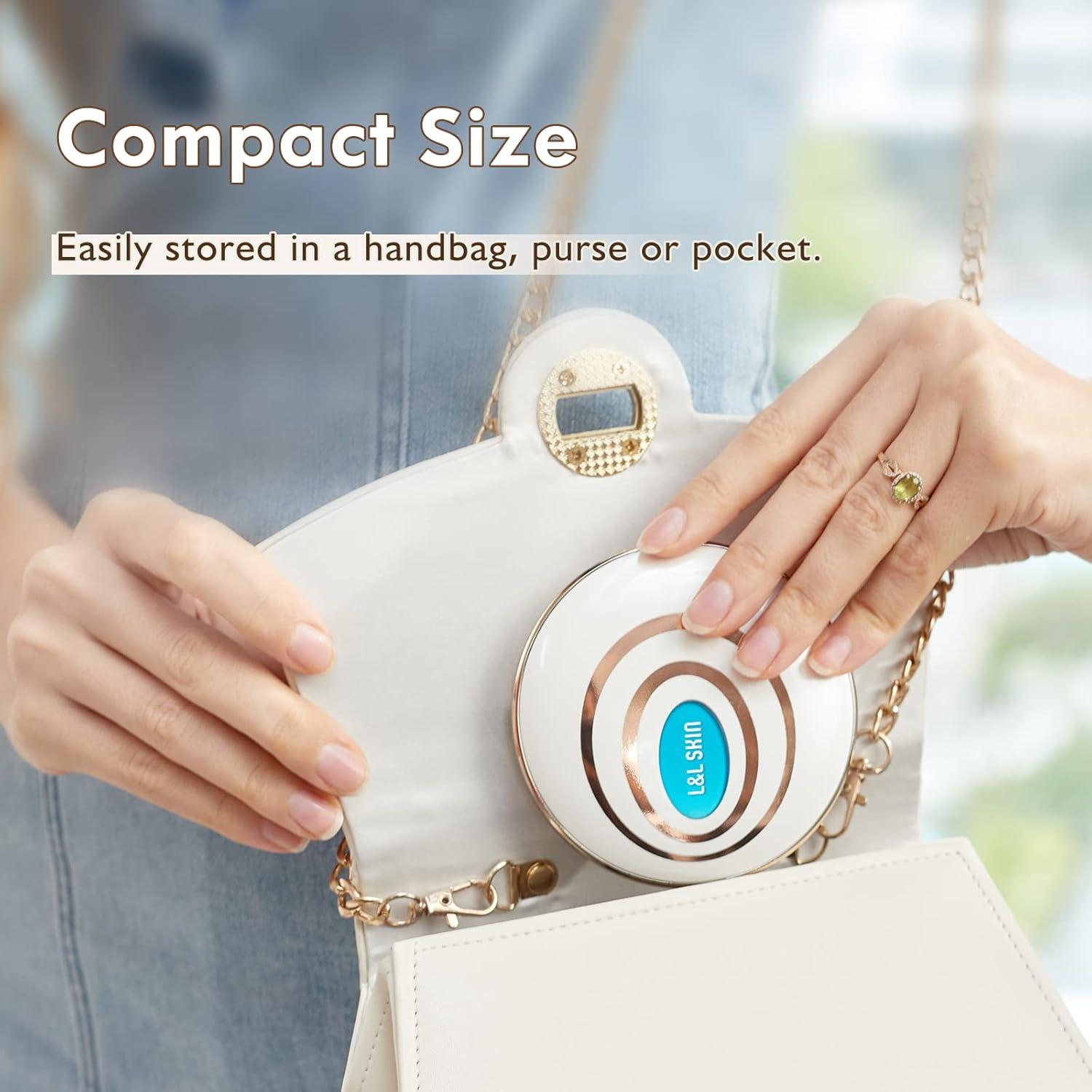 Espejo compacto UVMagic L&L SKIN con luz LED y cámara UV