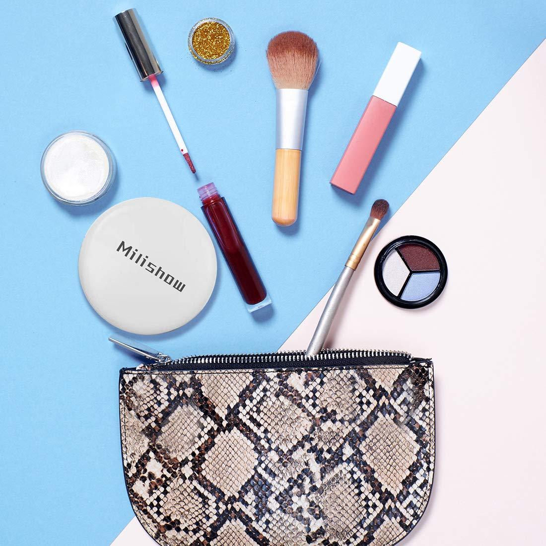 Espejo Compacto LED Recargable Milishow 1x/10x 8.89cm