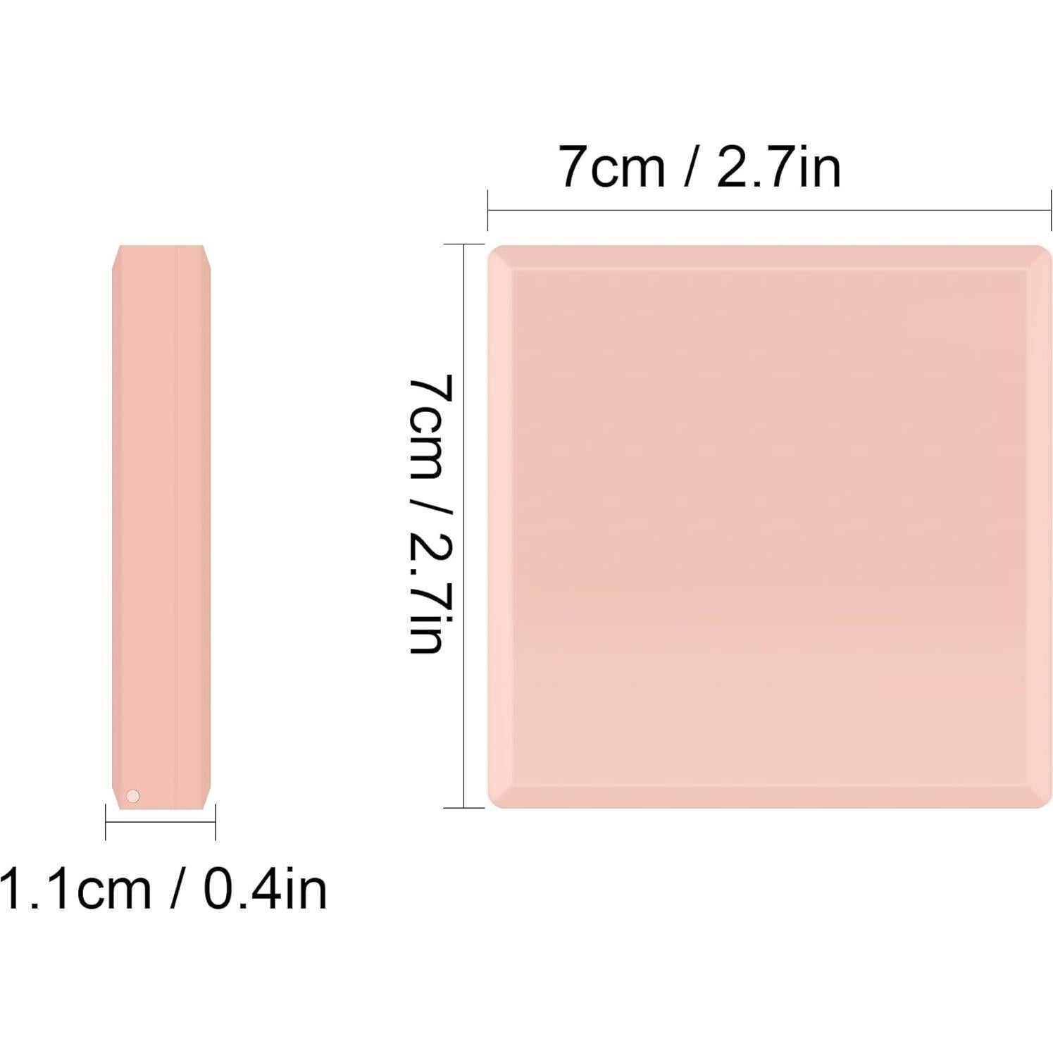 Espejo Compacto Iluminado QUELIEN Rosa 5x5cm con 6 LED