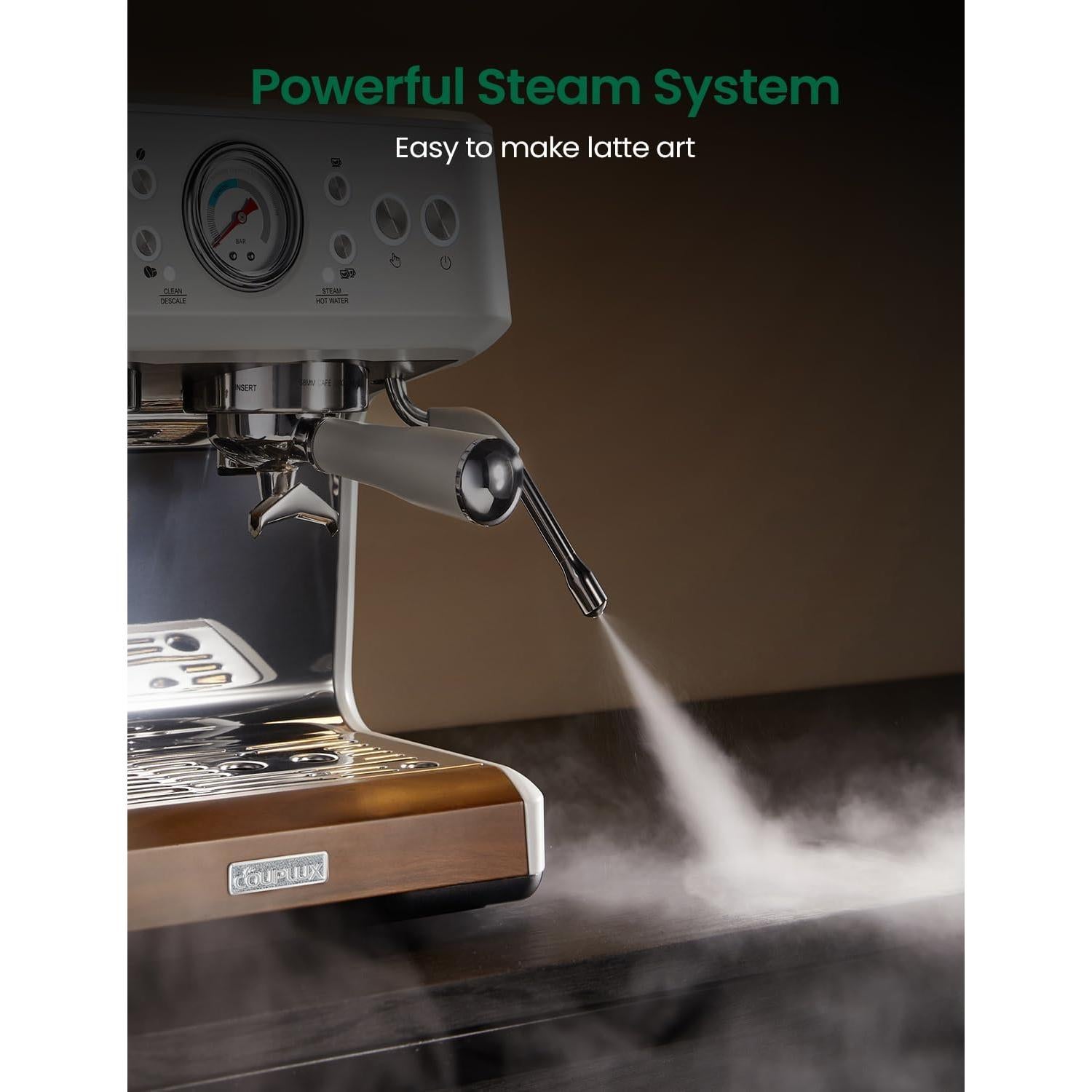 Máquina de café COUPLUX Espresso Doble Caldera 13.56kg