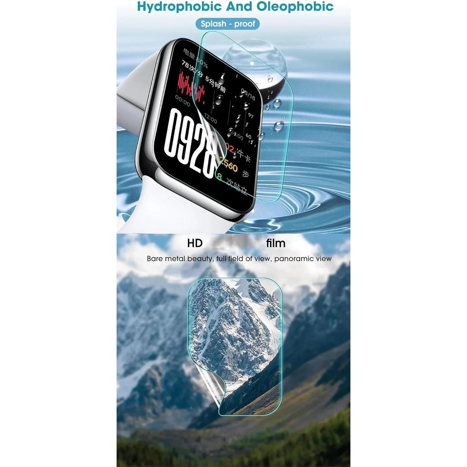 Protector de Pantalla Hydrogel CUFEREDU para Xiaomi Band 8