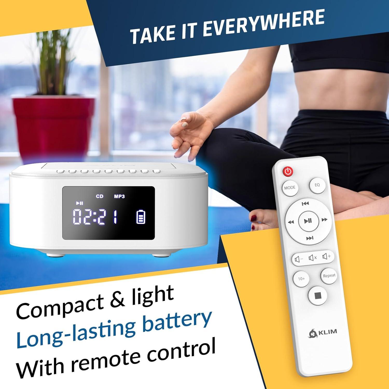 KLIM Boombox E1 - Sistema de Audio Portátil con Subwoofer y Bluetooth